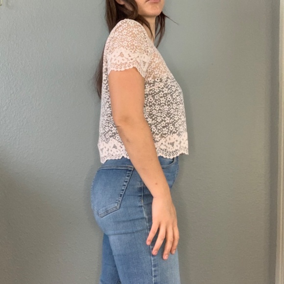 Lacy, Light Pink Top - Picture 6 of 7